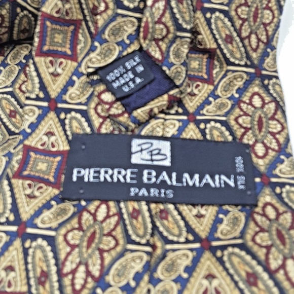Pierre Balmain Silk Tie - Picture 2 of 3